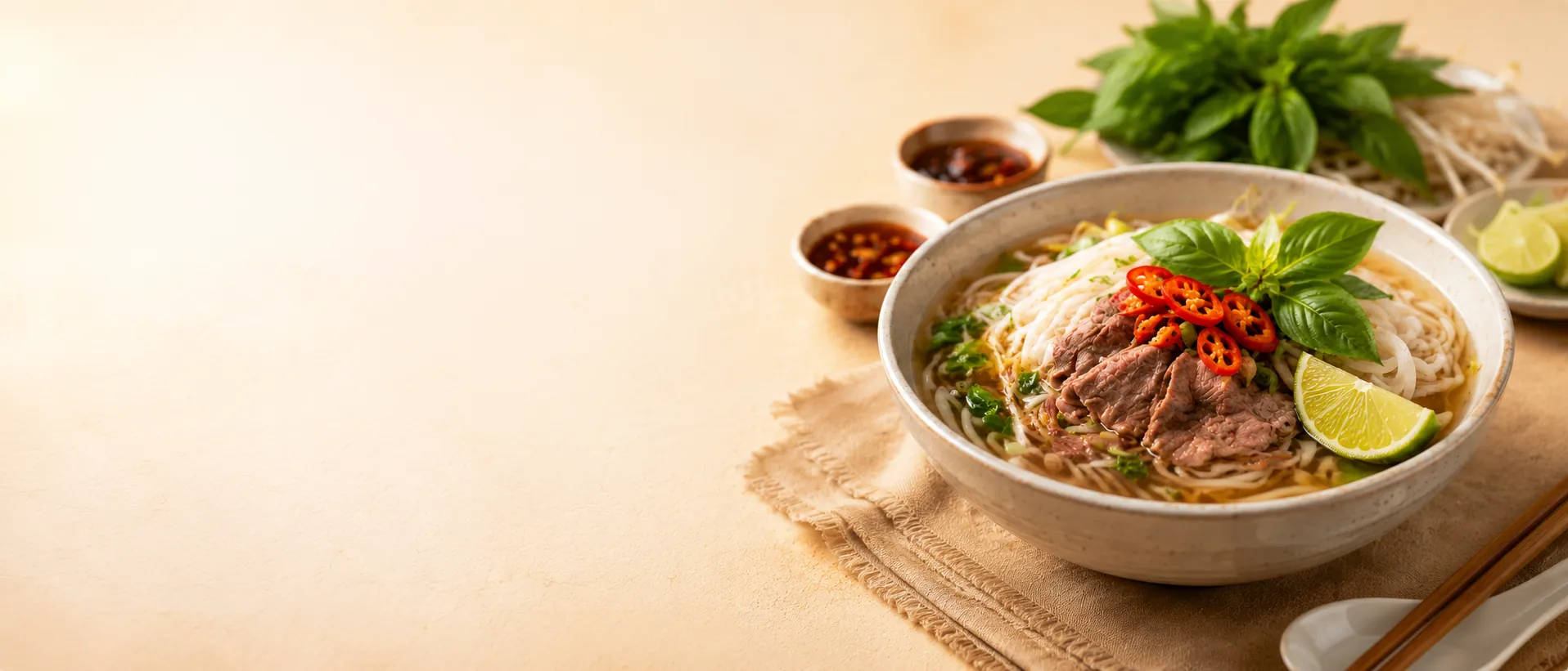 PHO HOME fresh Vietnamese pho bowl